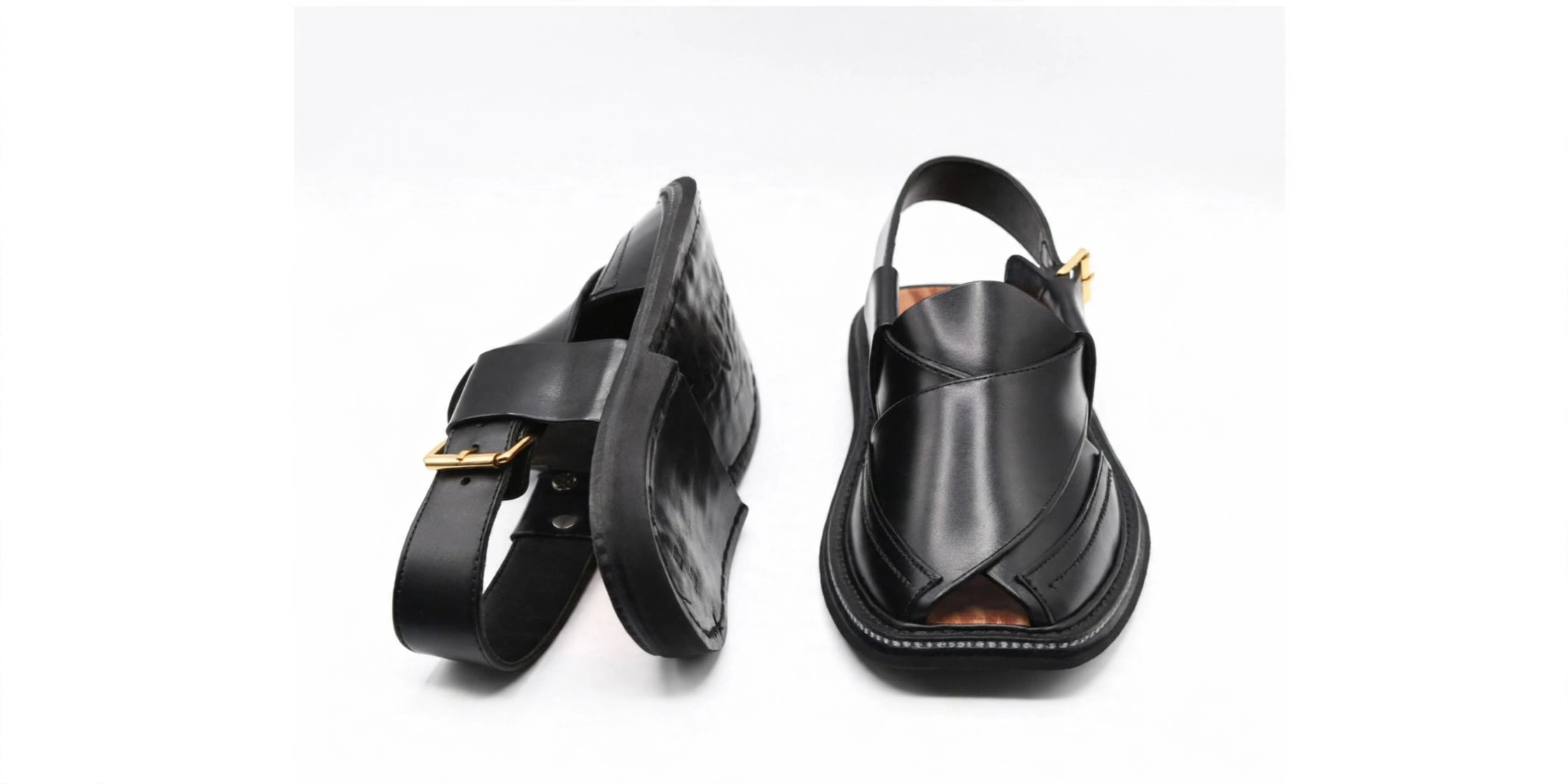 Zalmi Plan Peshawari Leather Chappal