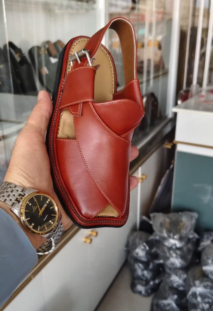 Kid's Peshawari Leather Chappal